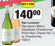 Van Loveren Sauvignon Blanc, Daydream Chardonnay Pinot Noir, Chenin No 5 Or Chardonnay-2x750ml