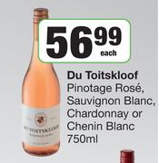 Du Toitskloof Pinotage Rose, Sauvignon Blanc, Chardonnay Or Chenin Blanc-750ml Each
