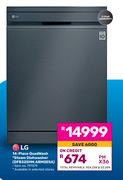 LG 14 Place Quad Wash Steam Dishwasher DFB325HM.ABMQESA