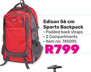 Edison 56cm Sports Backpack