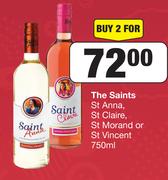 The Saints St Anna, St Claire, St Morand Or St Vincent-For 2 x 750ml 