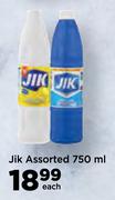 Jik Assorted-750ml Each