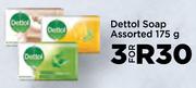 Dettol Soap Assorted-For 3 x 175g
