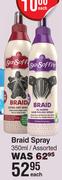 Sta-Sof-Fro Braid Spray Assorted-350ml Each