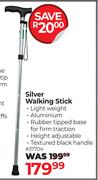 Silver Walking Stick 37704
