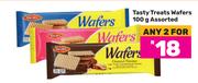 Tasty Treats Wafers Assorted-For Any 2 x 100g