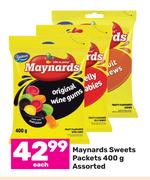 Maynards Sweet Packets Assorted-400g Each