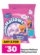 Beacon Mallows Assorted-For Any 2 x 150g