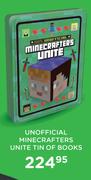 Unofficial Minecrafters Unite Tin Of Books