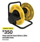Hose Reel For Hose 15mm x 20m Excludes Hose