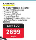Karcher K3 High-Pressure Cleaner 269395