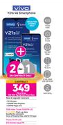 2 x Vivo Y21s 4G Smartphone-On 1GB Red Top Up Core More Data + On Promo 70