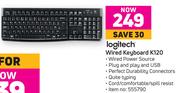 Logitech Wired Keyboard K120