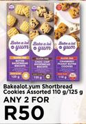 Bakealot.Yum Shortbread Cookies Assorted-For Any 2 x 110g/125g
