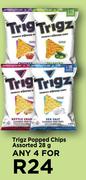 Trigz Popped Chips Assorted-For Any 4 x 28g