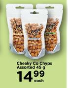 Cheaky Co Chyps Assorted-45g Each