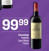 Kanonkop Kadette Cape Blend-750ml