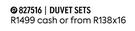 Oeko-Tex 9-Piece Duvet Set (Double)