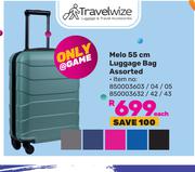 Travelwize Melo 55cm Luggage Bag Assorted-Each