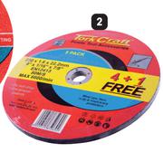 Tork Craft 230mm Metal Cutting Disc COMBO 105-Per 4+1 Pack