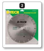 D-Tech 230mm Diamond Cutting Disc