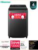 Hisense 18kg Black Top Loader Washing Machine WT311823UB 10302446