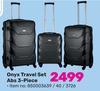 Travelwize 3 Piece Onyx Travel Set ABS 