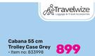 Travelwize Cabana 55cm Trolley Case (Grey)