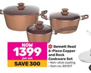Bennett Read 6-Piece Copper And Rock Cookware Set-Per Set