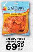 Capedry Peeled Peaches-500g Each