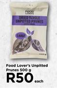 Food Lover's Unpitted Prunes-500g Each