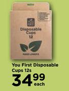 You First Disposable Cups-12s Each
