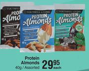 Youthful Protein Almonds Assorted-40g Each