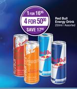 Red Bull Energy Drink Assorted-For 1 x 250ml