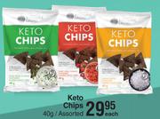 Youthful Keto Chips Assorted-40g Each