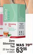Slimz Zero Slimming Tea 20 Tea Bags