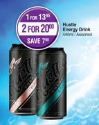Hustle Energy Drink Assorted-For 1 x 440ml