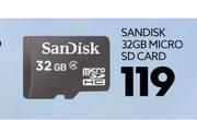 Sandisk 32GB Micro SD Card
