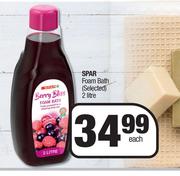 Spar Foam Bath (Selected)-2Ltr Each