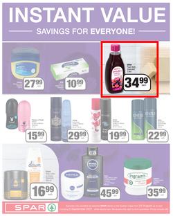 SPAR COUNTRY EASTERN CAPE : Here For you (24 August - 5 September 2021) Valid In Amahlathi, Bedford, Buffalo Flats, Cala, Centane, Hankey, Komga, Nemato, Patensie, Peddie, Zastron, Indwe, Kwa-Fetting, page 11