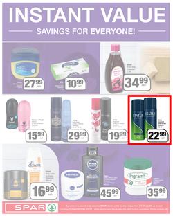 SPAR COUNTRY EASTERN CAPE : Here For you (24 August - 5 September 2021) Valid In Amahlathi, Bedford, Buffalo Flats, Cala, Centane, Hankey, Komga, Nemato, Patensie, Peddie, Zastron, Indwe, Kwa-Fetting, page 11