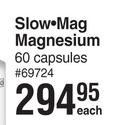 Slow Mag Magnesium 60 Capsules-Each