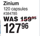 Zinium 120 Capsules
