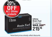 Ultima Brain Fuel 80 Capsules