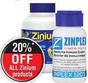 Zinium 120 Capsules