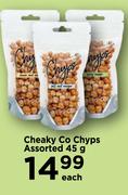 Cheaky Co Chyps Assorted-45g Each