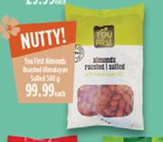 You First Almonds Roasted Himalayan Salted-500g Each