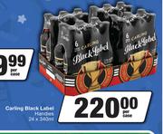 Carling Black Label Handies-24 x 340ml Per Case