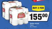 Stella Artois Cans-For 2 x 6 x 410ml