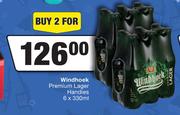 Windhoek Premium Lager Handies-For 2 x 6 x 330ml
